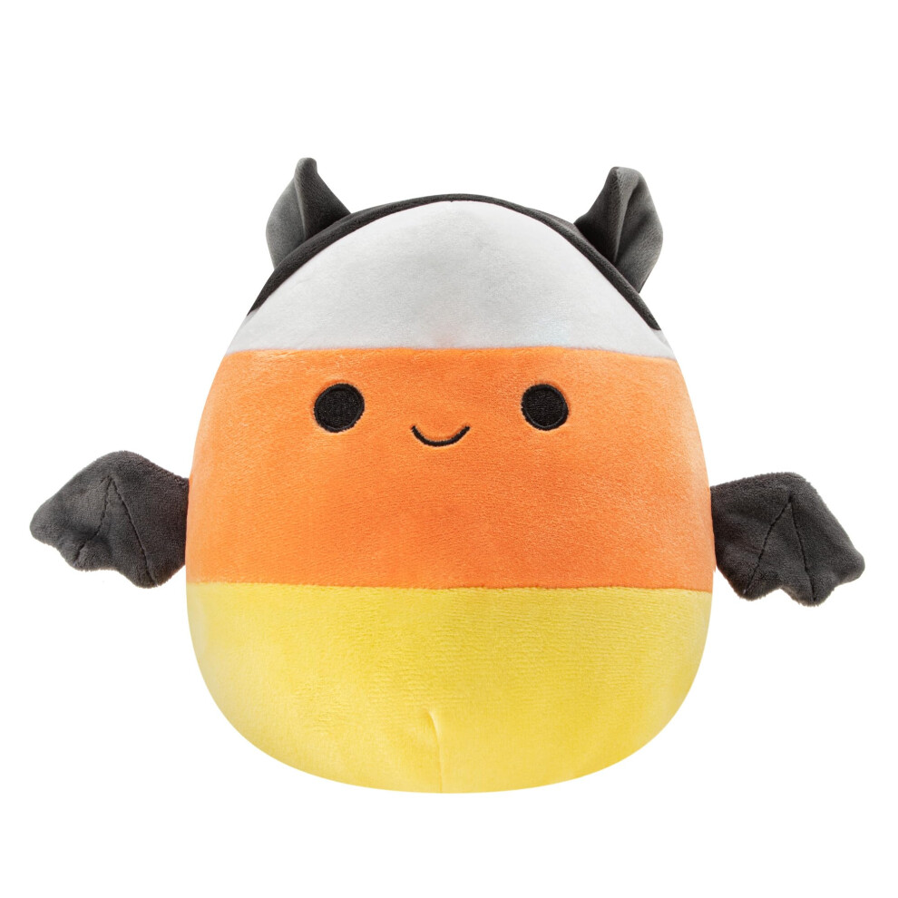 Squishmallows Original 8-Inch Delie The Candy Corn Bat - Official Jazwares Halloween Plush - Collectible Soft & Squishy Bat Stuffed Animal T