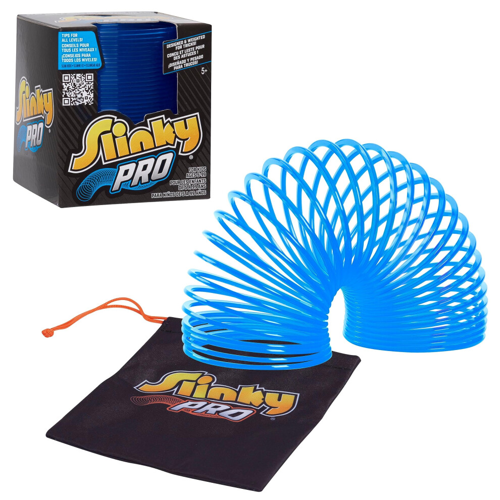 Slinky Pro Blue  1 Blue Slinky  Kids Toys for Ages 5 Up by Just Play