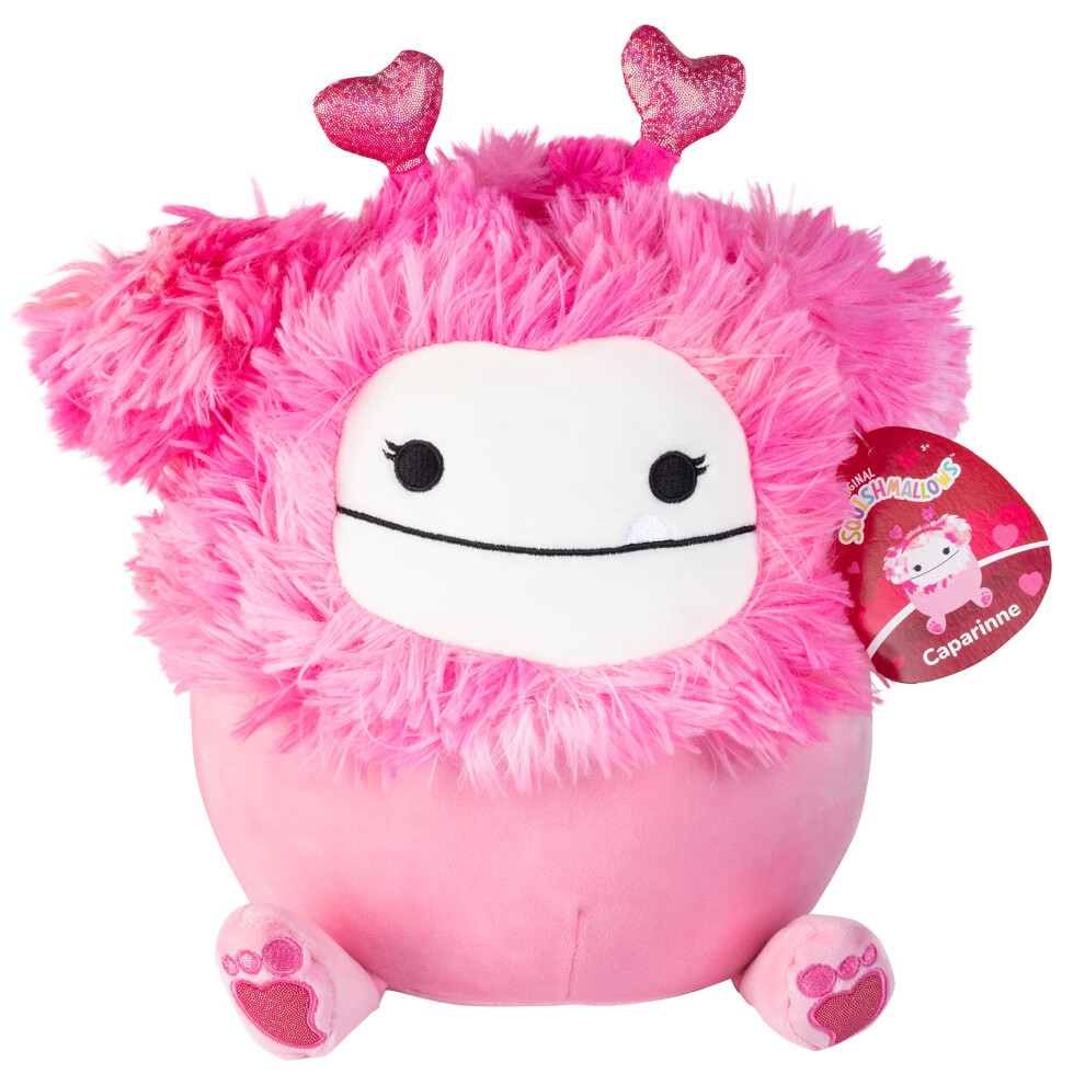 Squishmallows Original 10-Inch Caparinne The Pink Bigfoot - Official Jazwares Plush - Collectible Soft & Squishy Big Foot Stuffed Animal Toy