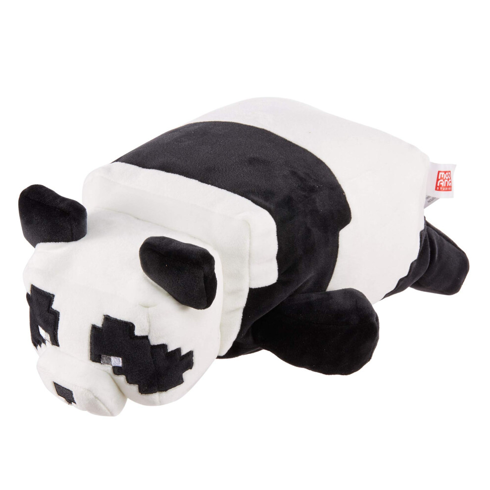 Mattel Minecraft Plush Panda 12-inch Stuffed Animal Figure  Floppy Soft Doll Inspired by Video Game Character  Collectible Toy