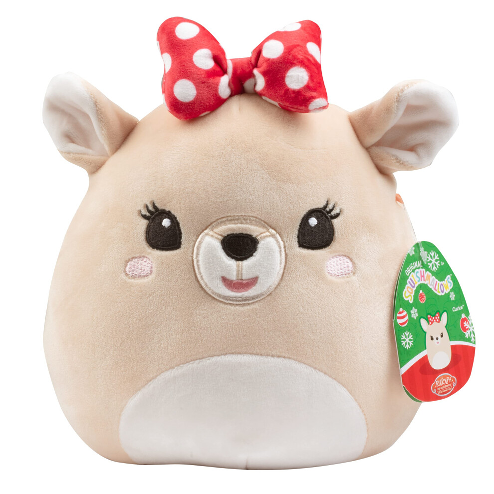 Squishmallows 8-Inch Clarice The Reindeer - Official Jazwares Plush - Collectible Soft & Squishy Stuffed Animal Toy - Add to Your Squad - Gi