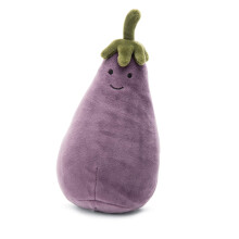 Jellycat Vivacious Vegetables Egg Plant Food Plush 7 inches