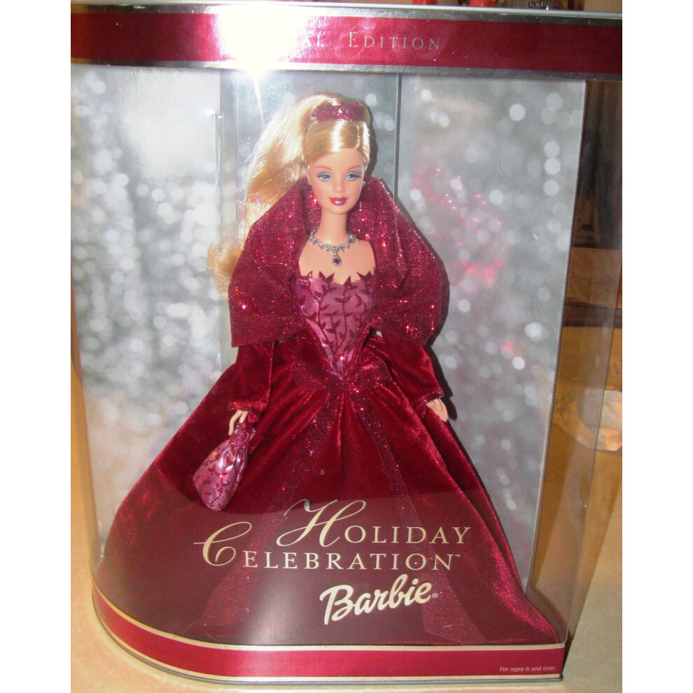 Mattel 2002 Holiday Celebration Barbie