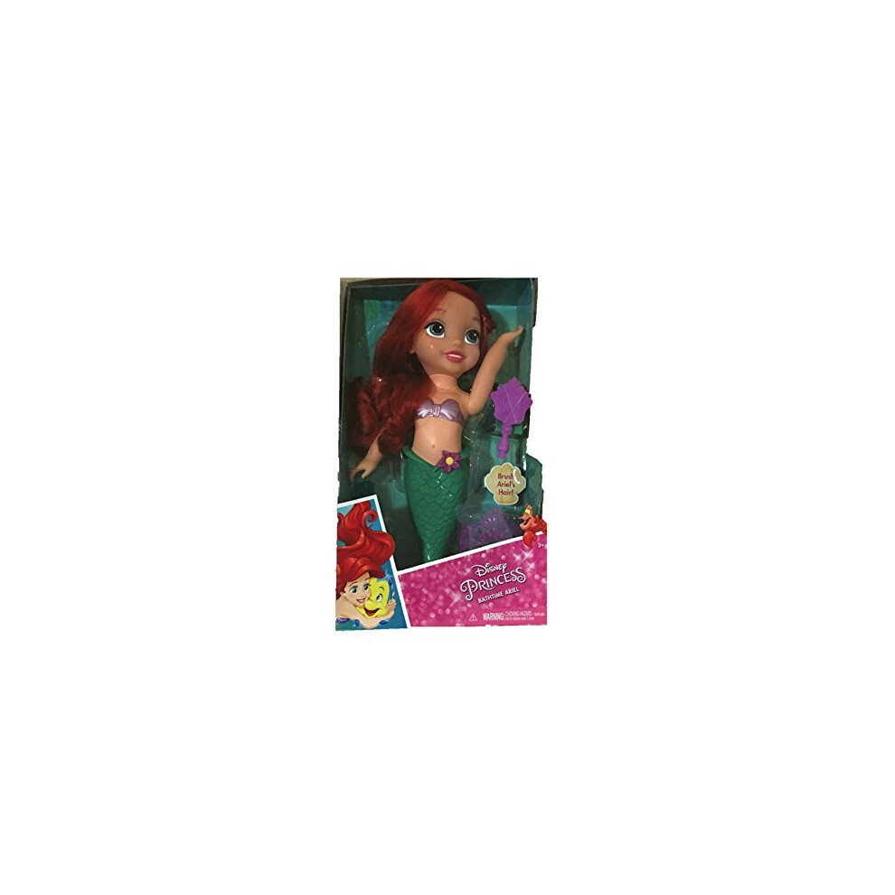 Disney Princess Bathtime ARIEL Little Mermaid Doll Green