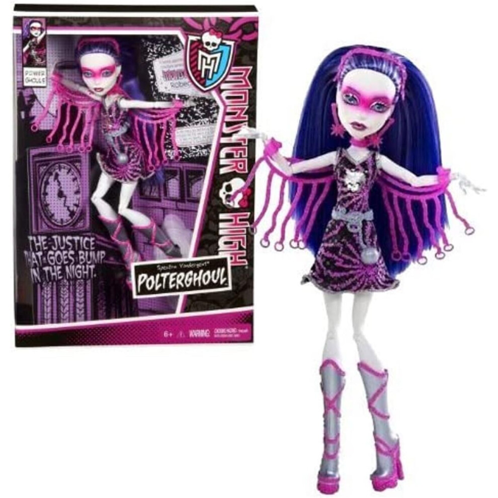 Monster High Power Ghouls Spectra Vondergeist(Polter Ghoul)