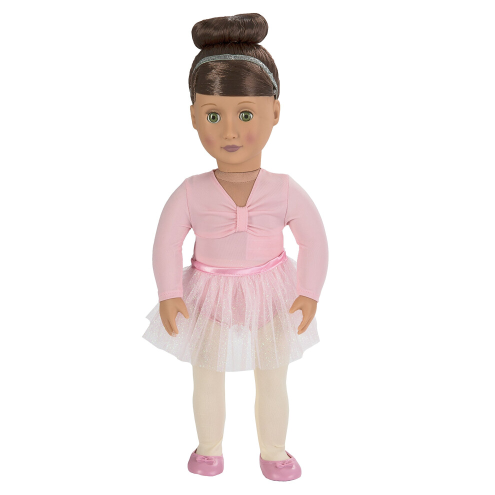 Our Generation by Battat- Sydney Lee 18"" Deluxe Posable Ballerina Doll with Book & Accessories- for Age 3 Years & Up