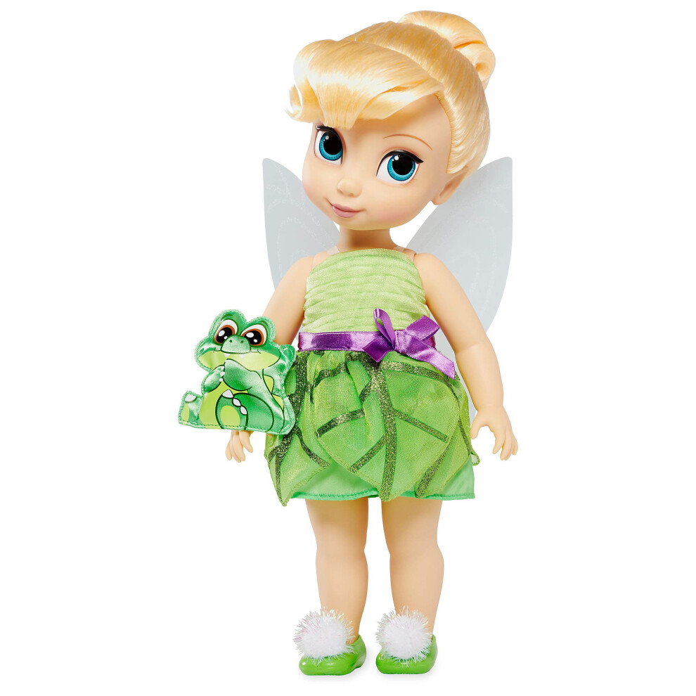 Disney Animators' Collection Tinker Bell Doll - Peter Pan - 16 Inch  Molded Details  Fully Posable Toy in Satin Dress - Suitable for Ages 3+