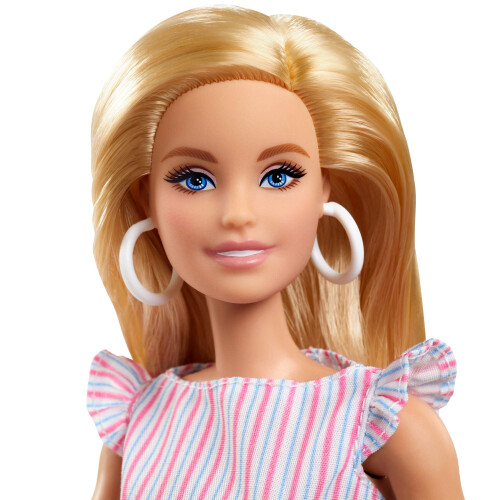 Barbie Boneca Barbie Tiny Wishes (loira de 11,5 polegadas) Boneca colecionvel em vestido envolvente e acessrios 1