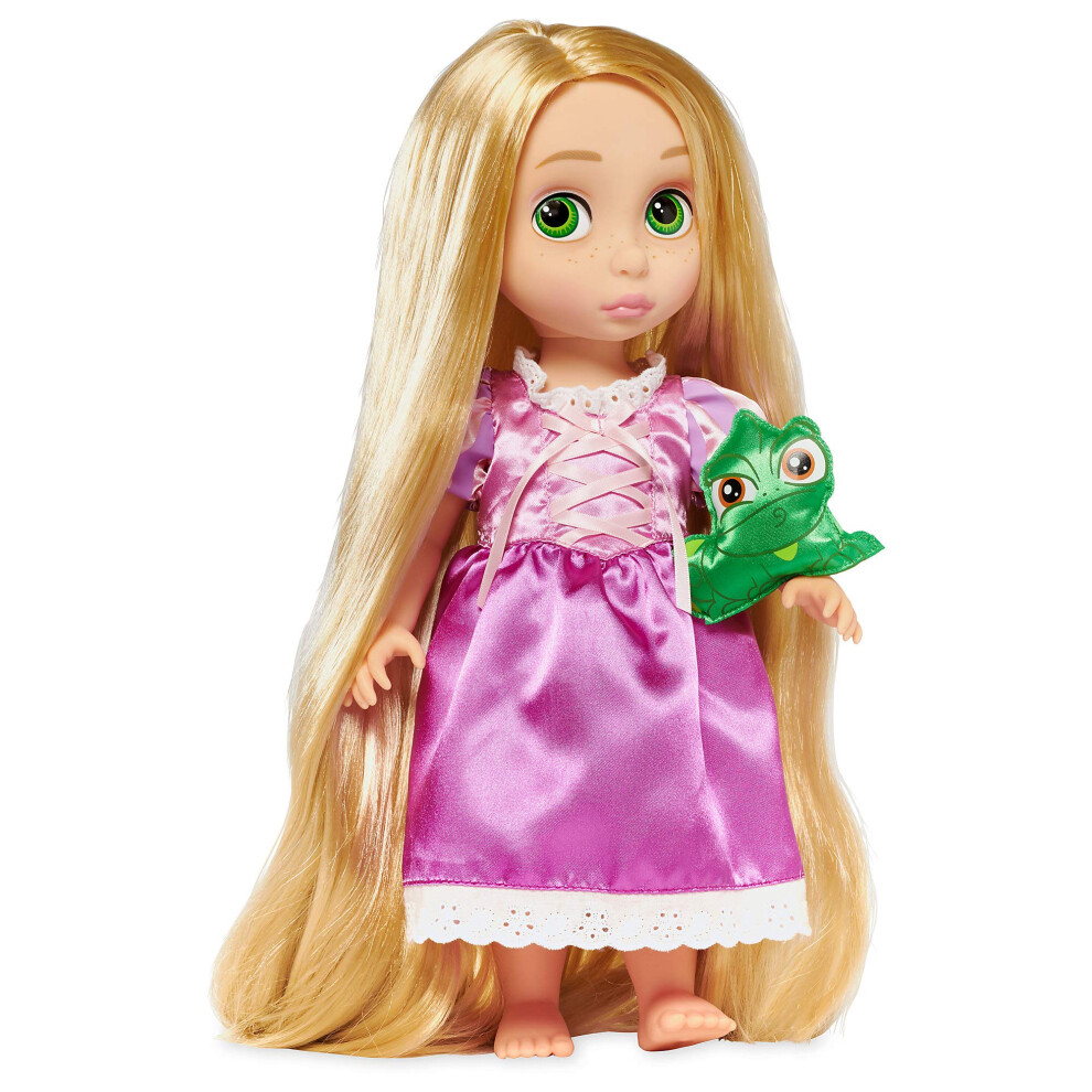 Disney Store Official Animators' Collection Rapunzel Doll  Tangled  16 Inches  Includes Pascal with Molded Details  Fully Posable Toy in Sat