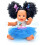 Burt's Bees Poupée Bébé Multiculturelle Bouclée Noire Latino 12 pouces 1