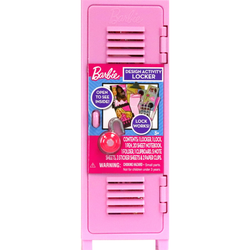 Barbie Design Activity Locker