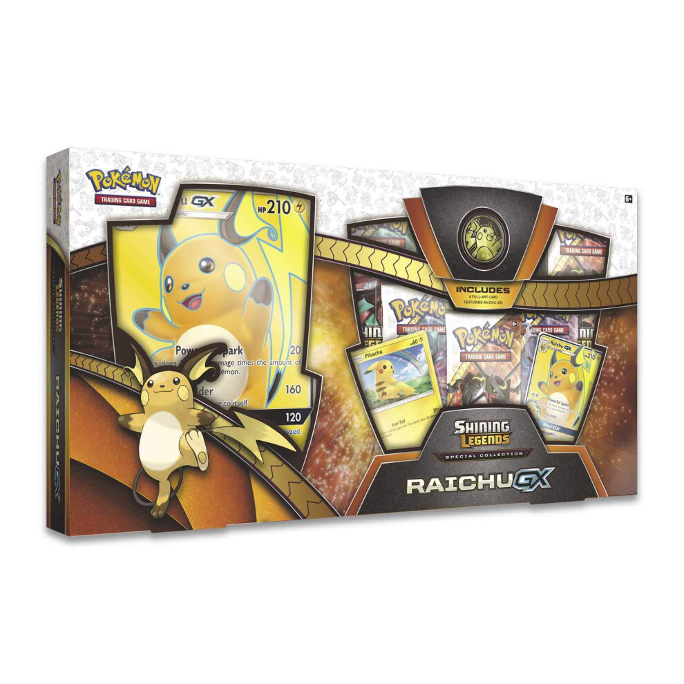 Pokemon 820650803635 TCG: Shining Legends Raichu Gx Special Collection Box