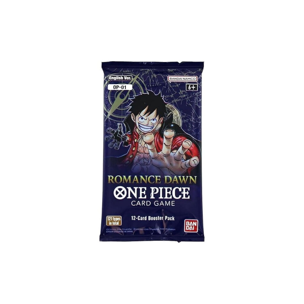 BANDAI | One Piece Card Game: Booster Pack - Romance Dawn [OP-01] | Card Game | Ages 6+ | 2 Players | 15 Minutes Playing Time  BCL2645770