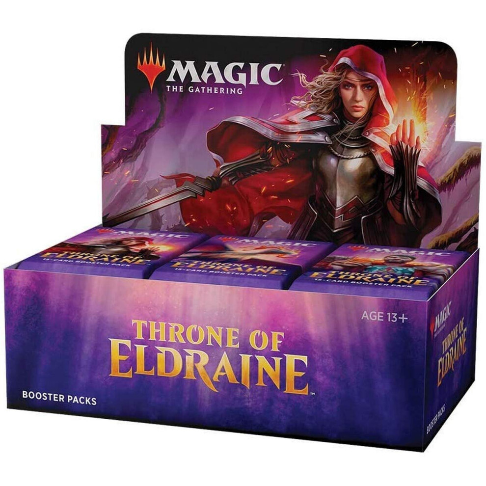 Magic: The Gathering Throne of Eldraine Booster Box | 36 Booster Pack (540 Cards) | Factory Sealed