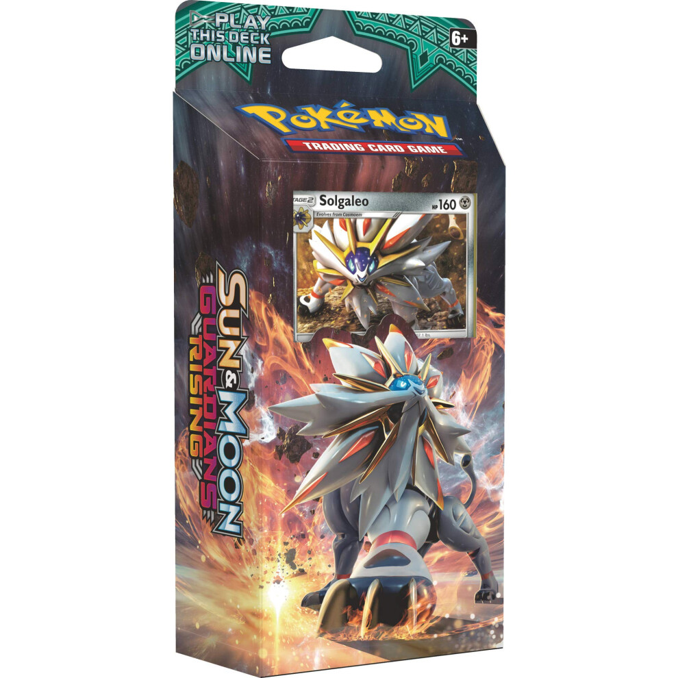 Pokemon Cards SM2 Guardians Rising Theme Deck- Solgaleo  Box