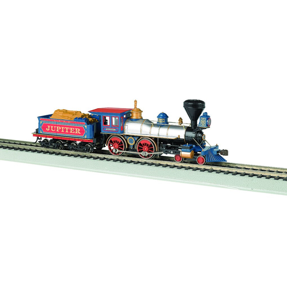 Bachmann Industries 4-4-0 American Steam DCC Central Pacific #60 Jupiter Wood Load Locomotive (HO Scale)