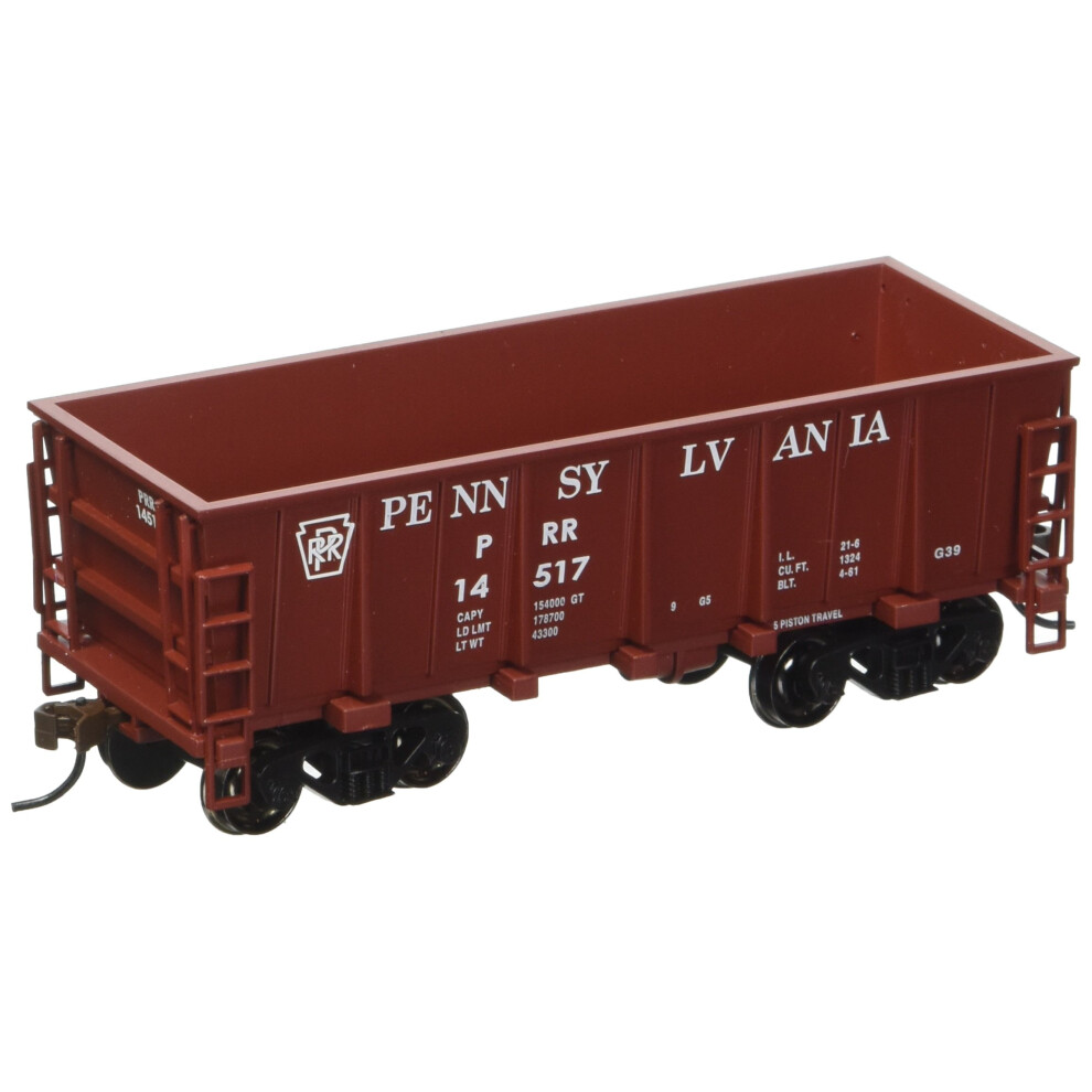 Bachmann Industries #14517 Pennsylvania Tuscan Red Ore Car (HO Scale Train)