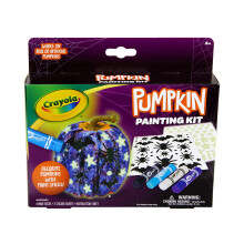 Crayola Galaxy No Carve Pumpkin Sisustussarja Less Mess Kids -maalisarja Glow in The Dark -tarrat