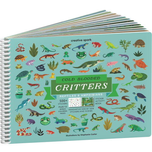 Cupkin Cold Blooded Critters Sticker Book Activity for Kids Kid Plane ...