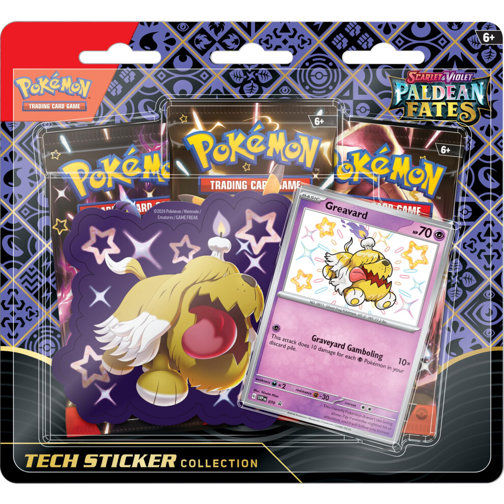 Pokemon TCG: Scarlet and Violet: PALDEAN Fates: TECH Sticker Collection - Shiny Greavard