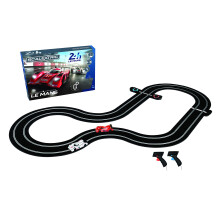 Scalextric C1368T 24 Hr Le Mans Sports Cars Slot Car Analog 1:32 Race Track Set Red/White/Black