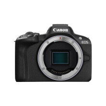 Canon EOS R50 Spiegelloser Vlogging -Kamera (nur Krper/Schwarz) RF Mount 24,2 MP 4K Video Digic X Image Processor Betreff Erkennung und Verfolgu