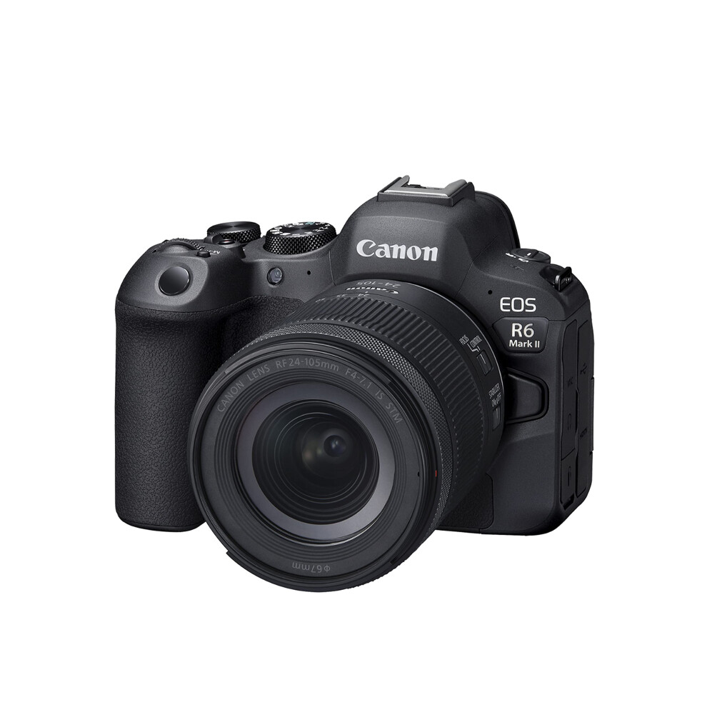 Canon EOS R6 Mark II Mirrorless Camera RF24-105mm F4-7.1 is STM Lens Kit  Full-Frame Hybrid Camera  24.2 Megapixel CMOS Sensor  Photo and Vi