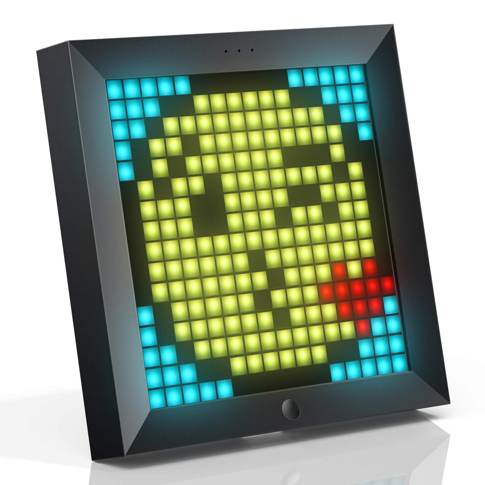 Divoom Pixoo - Pixel Art Digital Picture Frame With 16X16 Led Display App Control - Cool Animation Frame Wall/Desk Mount For Gaming Room & B 722777894063