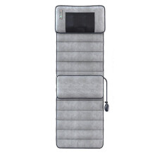 (UK Plug) Massage Mat With 9 Modes 9 Gears Adjustable Heating Pad For Sitting Sleeping Lying Electric Mat Massage Mattress Pad Full Body Massager Cushion Neck B
