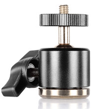 Neewer Aluminum Alloy 360 Degree Rotating Swivel Mini Ball Head with 1/4"" 3/8"" Thread Base Mount for DSLR Camera like Canon Nikon Sony/Cam