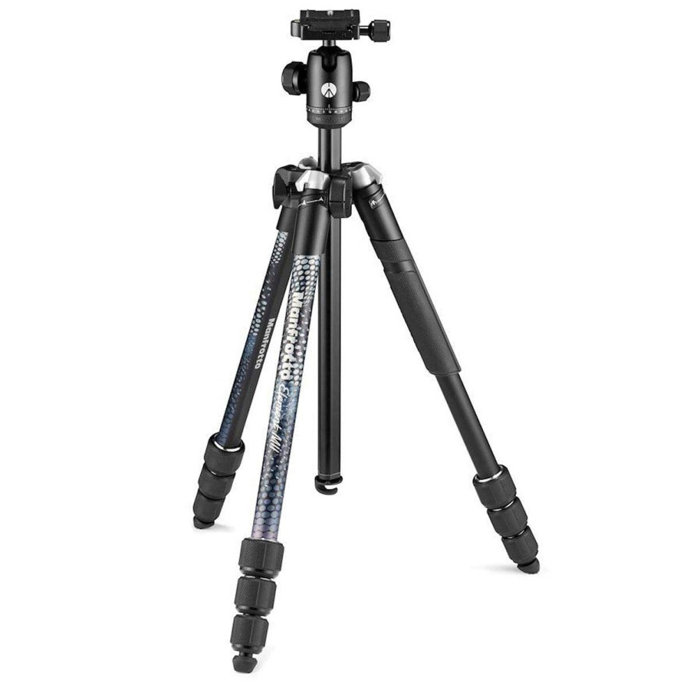 Manfrotto Black Element Mii 4-Section Aluminum Tripod With Ball Head, - Image 2