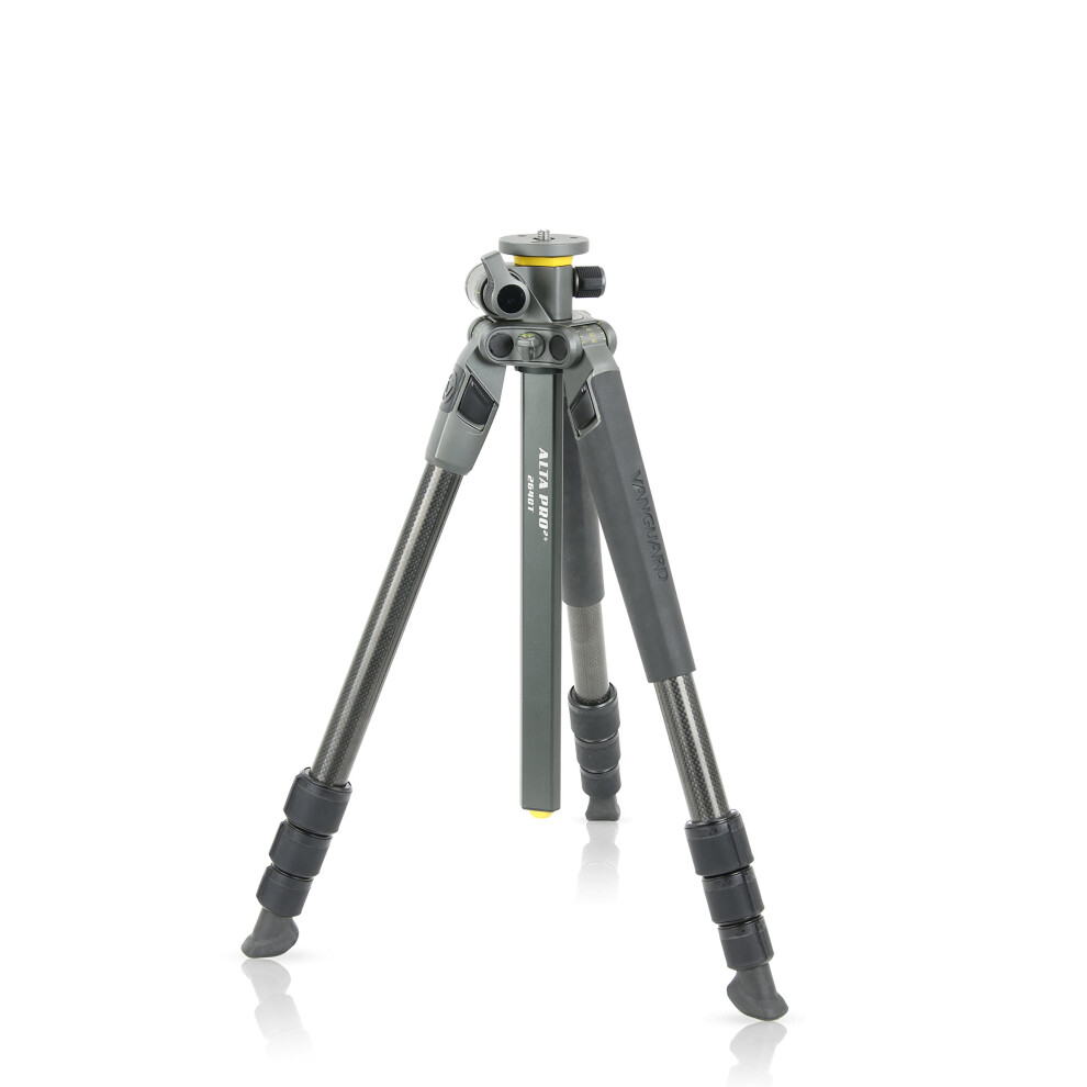 Vanguard Alta Pro 2+ 264CT Carbon Fiber Tripod with Multi-Angle Center Column for Sony  Nikon  Canon DSLR Cameras