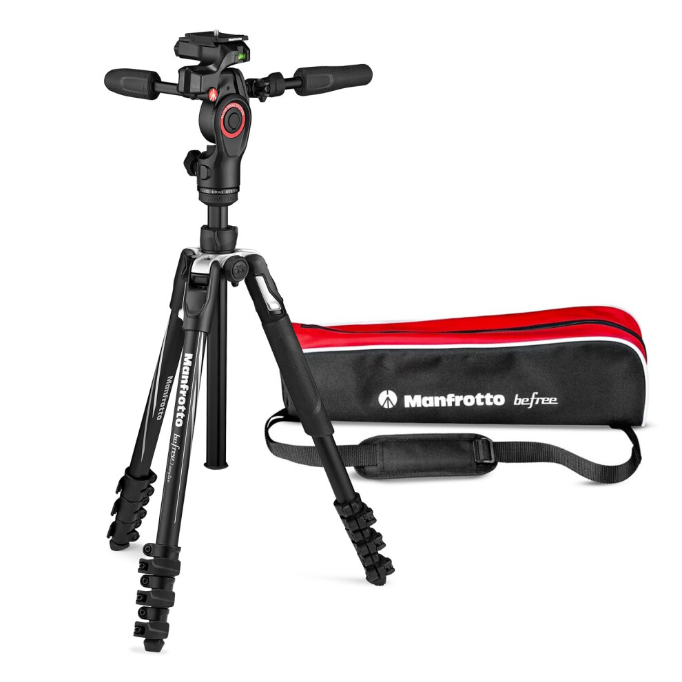 Manfrotto Befree 3-Way Live Advanced 4-Section Tripod with Befree 3-Way Live Head