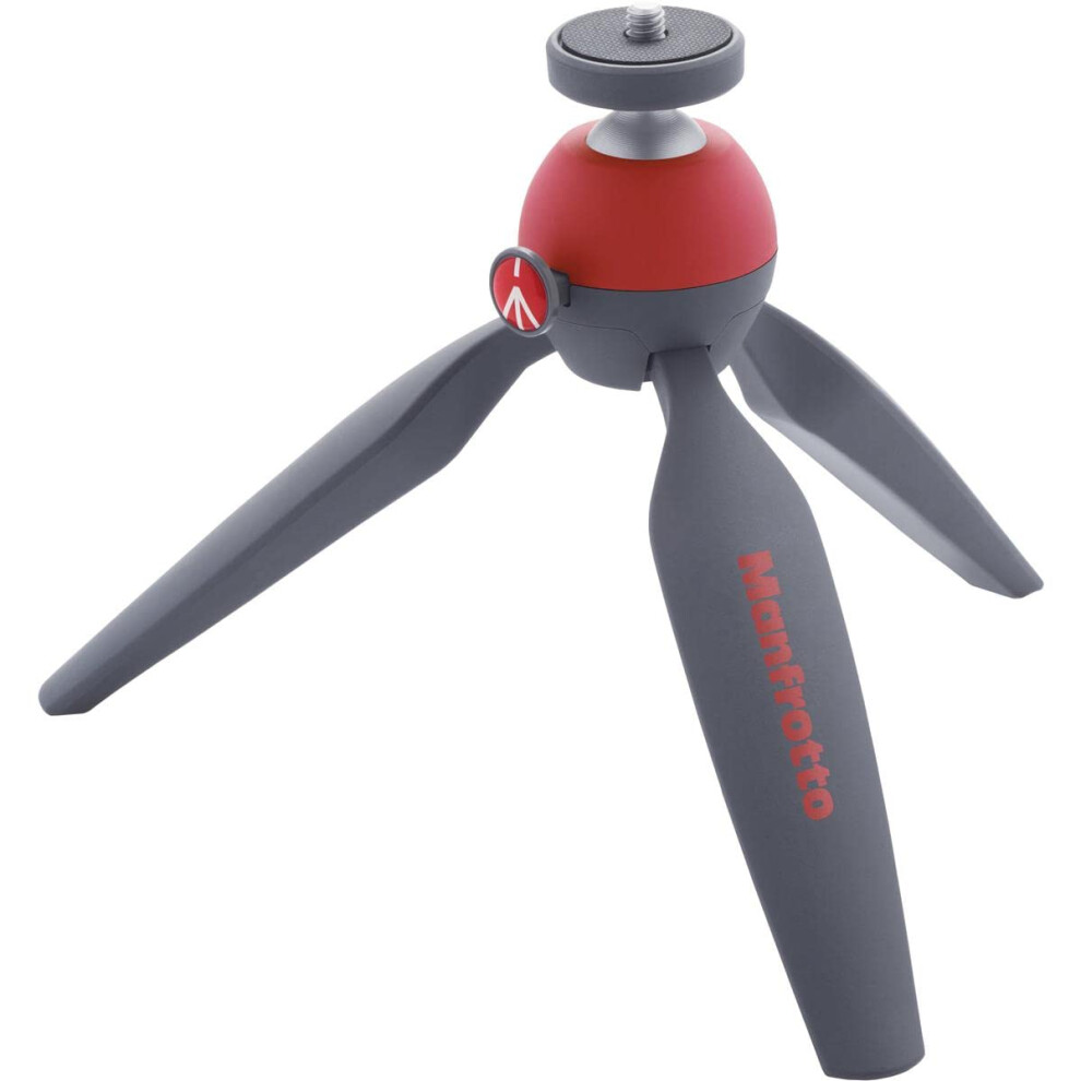 Manfrotto DSLR PIXI Mini Tripod  Red (MTPIXI-RD) Portable