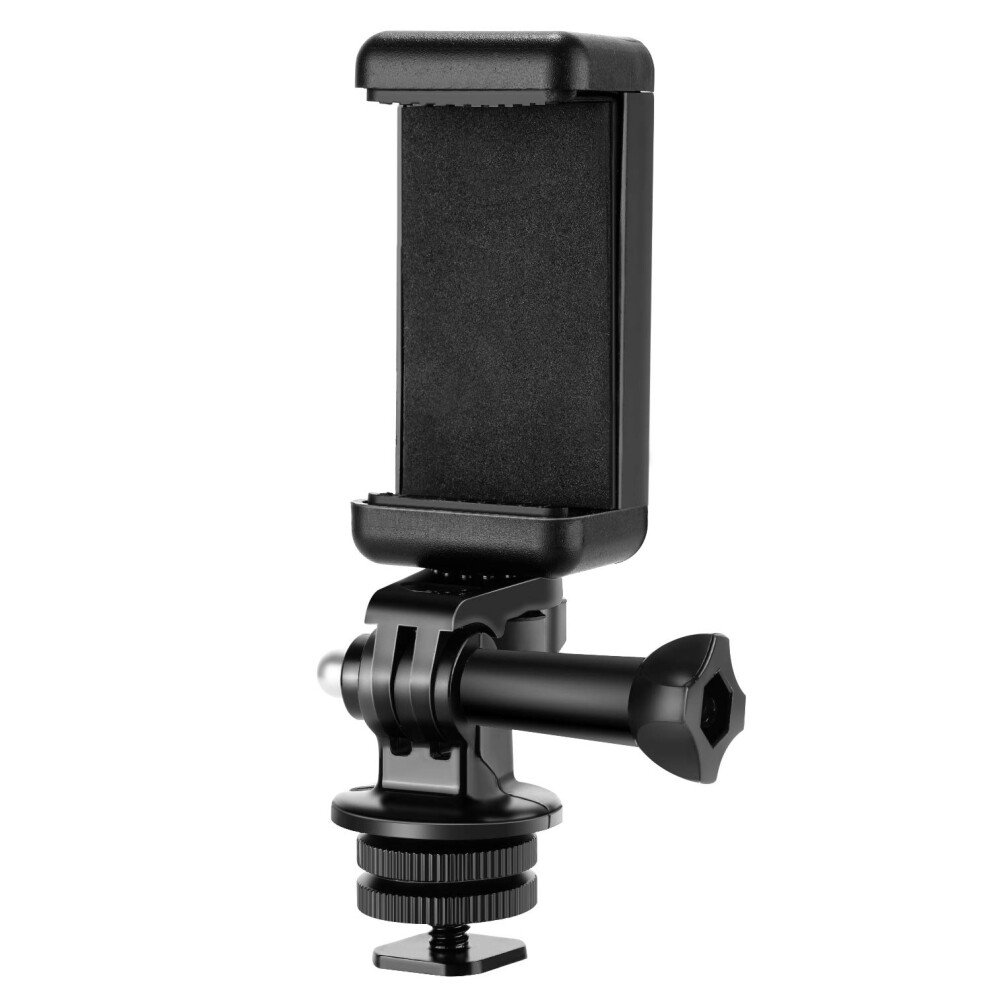 NEEWER Phone Holder / Hot Shoe Mount Adapter Kit Compatible with Action Camera GoPro Hero 11 10 9 8 7 6 5  DJI OSMO Action/Action 2  iPhone1