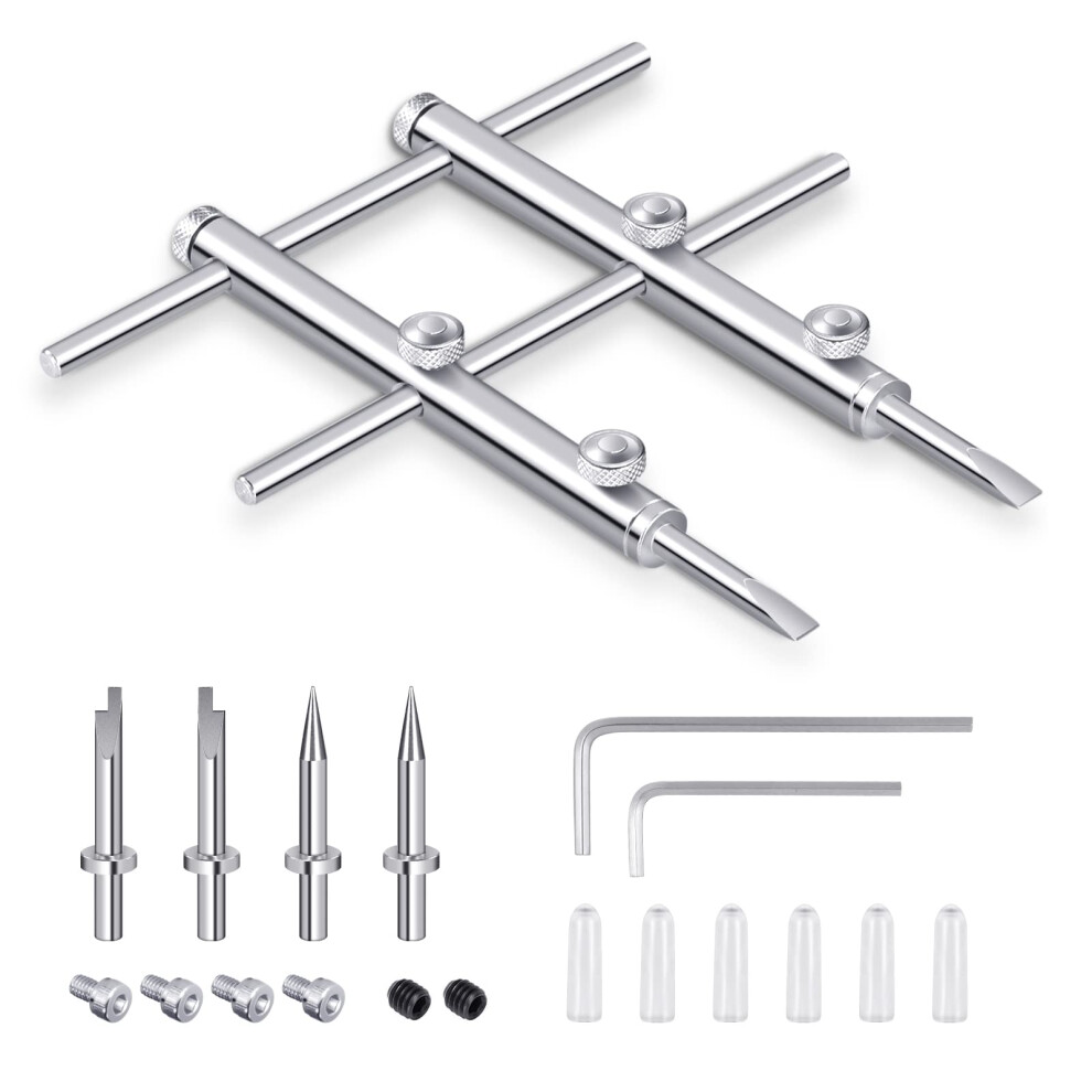 Neewer Camera Lens Openning Repairing Tool Kit Includes: 10-100mm Lens Repair Set with 3 Tips  6 Screws and 2 Hexagon Wrench for Canon Nikon