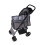 Hondenbuggy met Regenhoes – Ruitblauw 3
