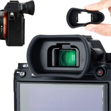 Cúpula ocular de silicona suave para cámaras Sony A7RIV A7RIII A7III A7SII A7RII A7II A7S A9II A9