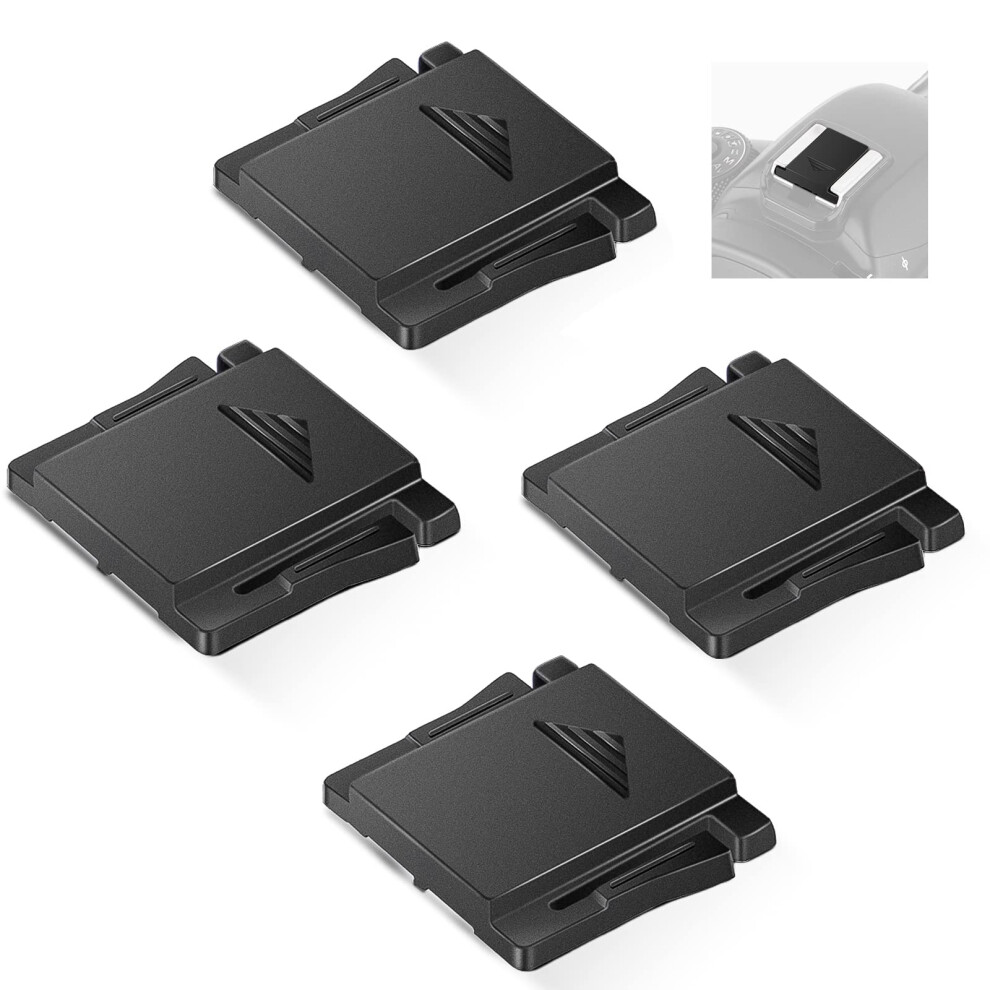 NEEWER 4 PCS Camera Hot Shoe Cover Cap Protector Compatible with Canon EOS R5C R5 R6 RP R 7D Mark II 6D Mark II 5D Mark IV III 1D Mark IV M5