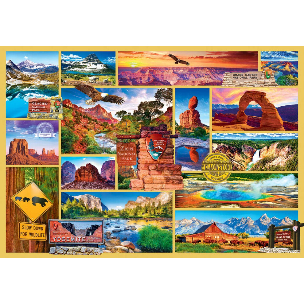 RoseArt - Kodak - US National Parks - 1500 Piece Jigsaw Puzzle for Adults