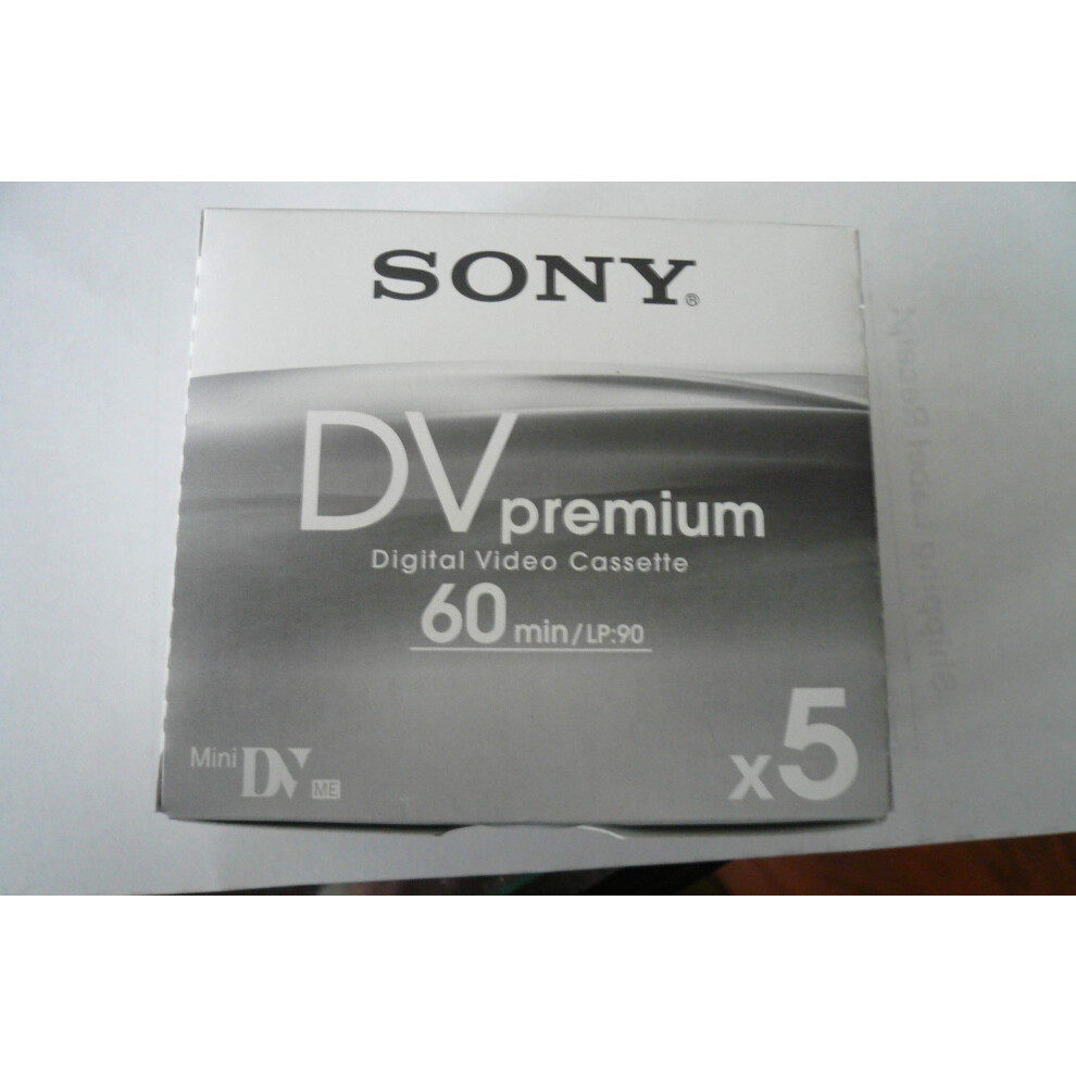 Sony DVM60PR4 Mini DV tape 60 min. Premium (5 Pack)