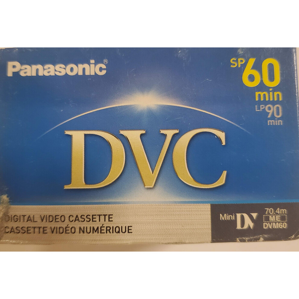 Panasonic AY-DVM60EJ5P MiniDV Tapes (60 Minute  Pack of 5)