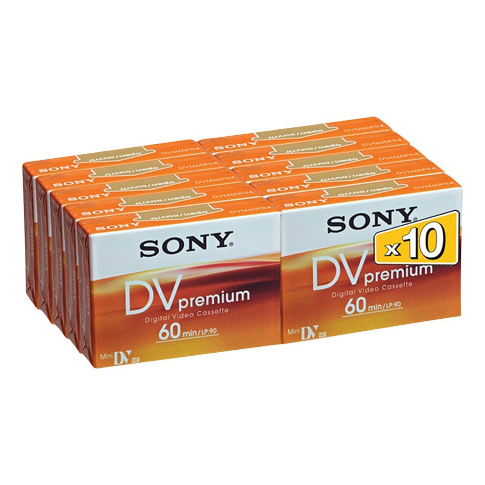 Sony 10 Pack 60 min DVM Premium