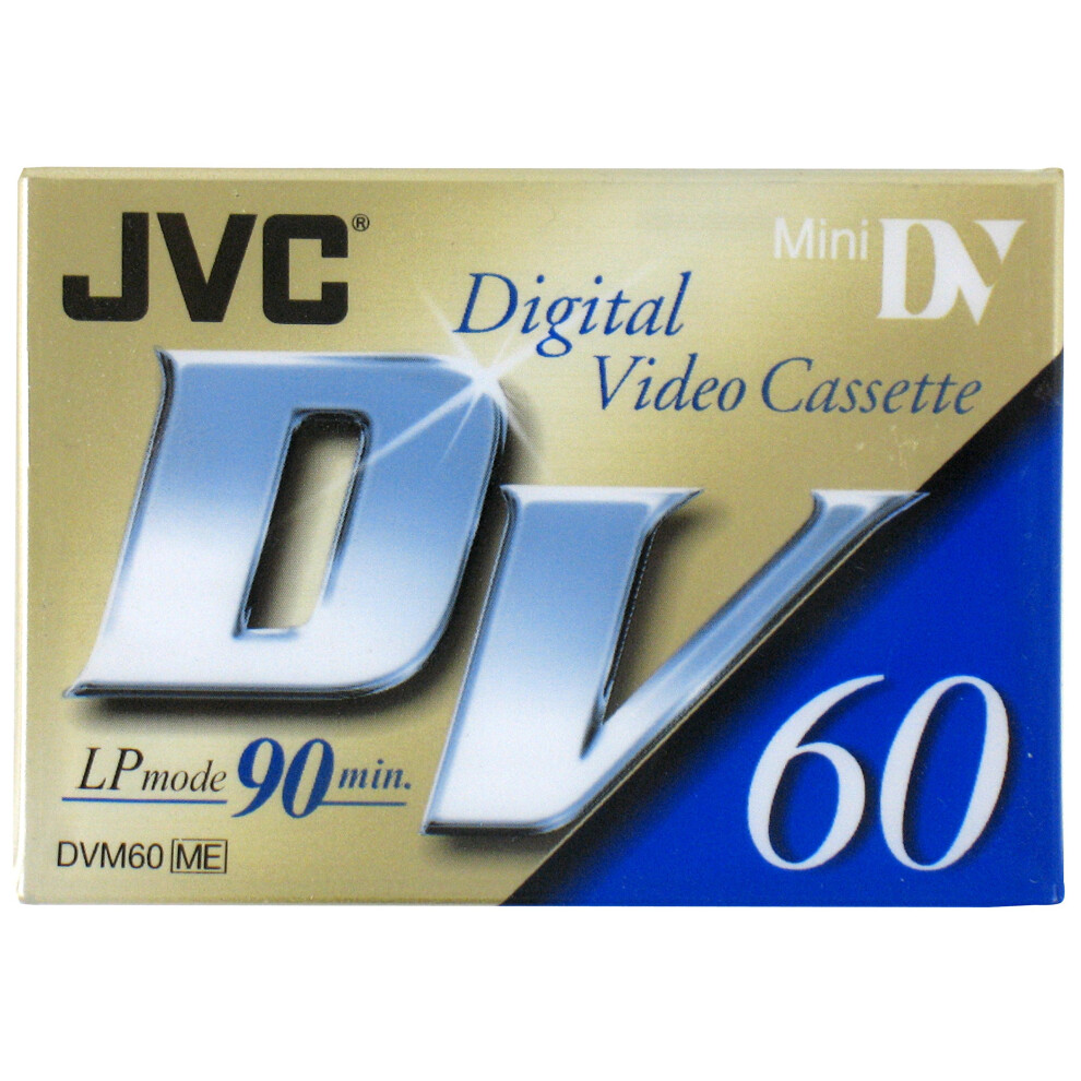 JVC - Digital Video Cassette - M-DV60ME - Blank Mini DV - 90 Mins - 3 Pack