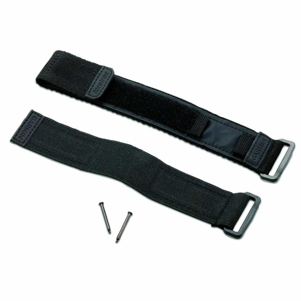 Garmin Hook and loop wrist strap (expander strap with screws included)  Black  Medium