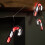 Snow Time 1.75m 6 Infinity Hanging Candy Cane Garland with Red and White LEDs 3
