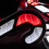 Snow Time 1.75m 6 Infinity Hanging Candy Cane Garland with Red and White LEDs 6