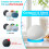 ZUOLACO Table Holder for Echo Dot 4th/5th Generation  Desktop Stand Mount for Echo Dot 4th/5th Gen  Base Bracket with Light Guide  Dot Acces 2