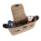Haustierwagen mit Regenabdeckung und Fronttasche – gewebtes Beige 8
