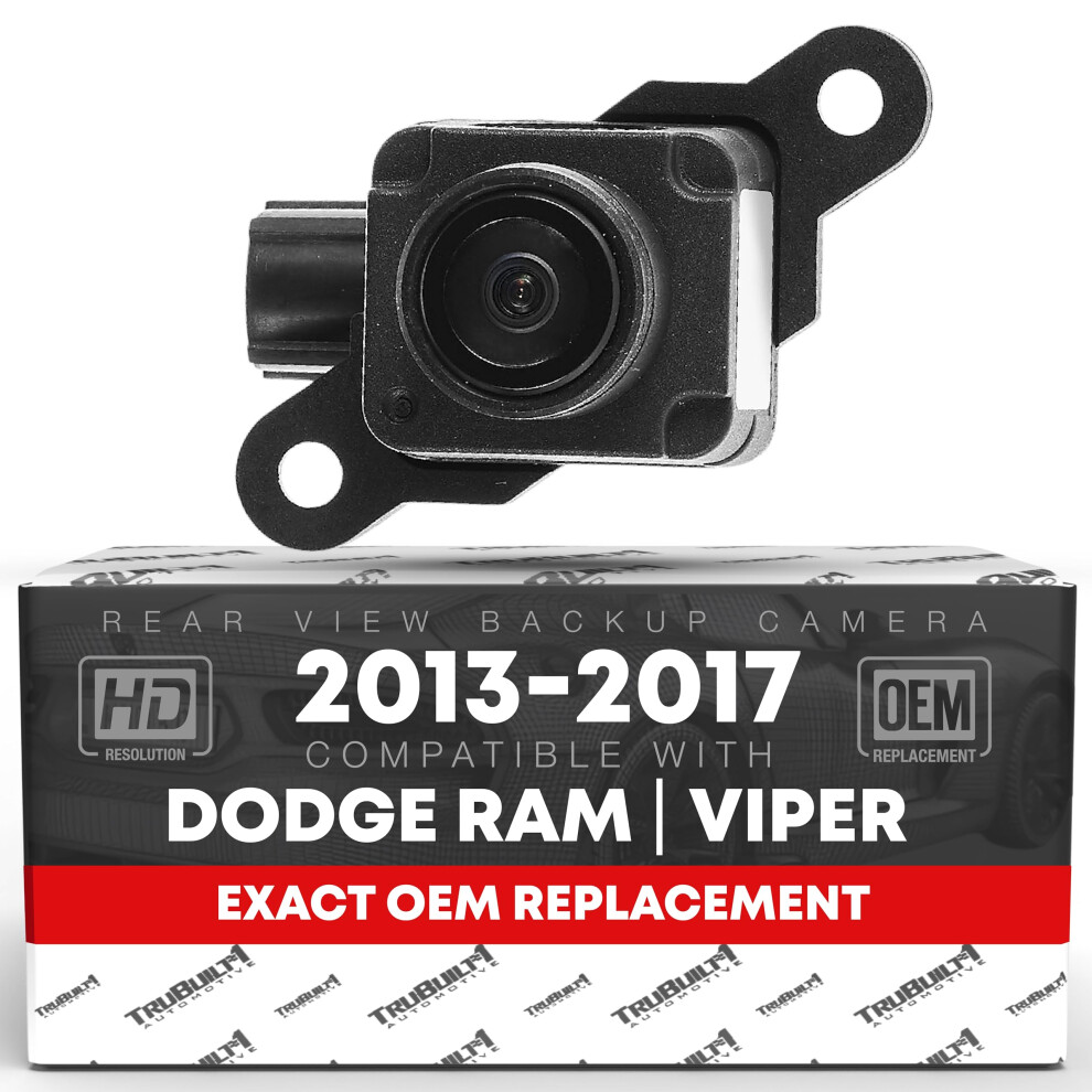 Rear View Backup Camera - Compatible with 2013-2015 Dodge Viper  Ram 1500/2500/3500/4500/5500  2015 Chrysler 200 - Reverse Park Assist Camer